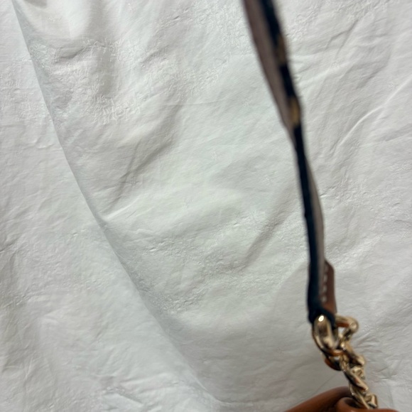 Michael Kors Hamilton tote bag tricolor canvas/leather and a gold-padlock. - Picture 8 of 16